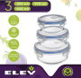 Набор контейнеров Eley круглые 3 шт ELSTP002B