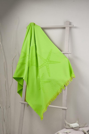 Полотенце Fine Line 70/150 Звезды Махра Салатовый 966436