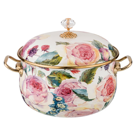 Кастрюля Agness Винтаж 22 см/4,8 л эмаль 950-024