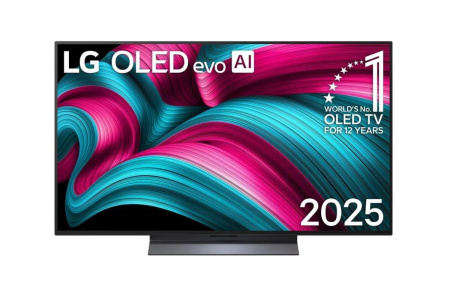  48" (122см) Телевизор LG OLED48C5RLA, SMART, UHD 4K 3840x2160, Цвет Чёрный