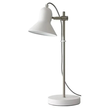 Настольная лампа Camelion LOFT KD-432 C01 Rome 40W E27 металл/белый, провод 1,5м