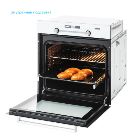 Встраиваемый Электрический духовой шкаф Manya BO638WXG, цвет Белый
