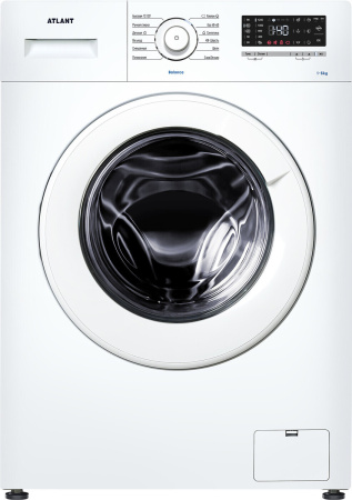 Стиральная машина с фронтальной загрузкой Атлант 60У1218-T-00, Max загрузка - 6кг, Max отжим - 1 200об/мин., цвет Белый