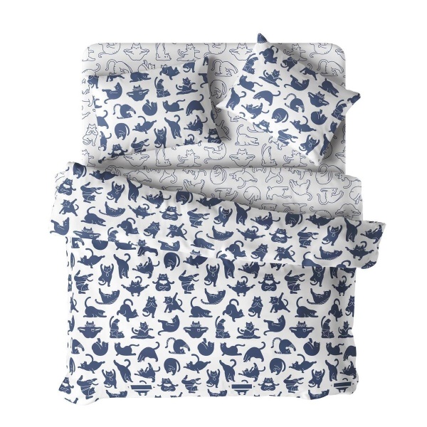 КПБ Евро Волшебная Ночь Yoga cat 50/70 Ранфорс 790534