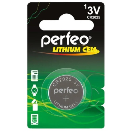 Эл.питания Perfeo CR2025/1BL Lithium