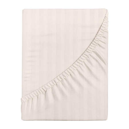 Простыня на резинке Verossa Stripe 180/200/30 Antique White Сатин 925743