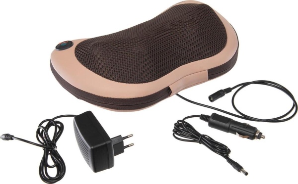 Массажная подушка Bradex (с подогревом) бежевая