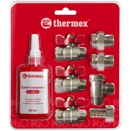 Набор монтажный Thermex для установки водонагревателя 1/2", со сливом (блистер)