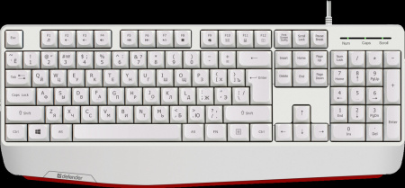 Клавиатура Defender Atom HB-546 (USB) White