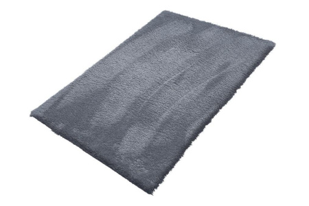 Коврик Shahintex плюшевый 60*100 темно-серый 03 S 863921