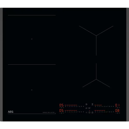 Встраиваемая варочная панель Индукционная AEG TI64IB30FB, 59 см, цвет Чёрный