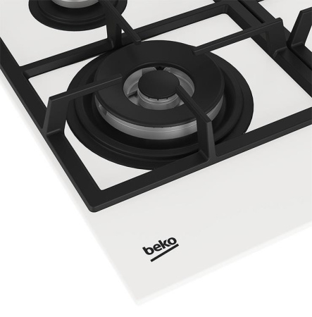 Встраиваемая варочная панель Газовая Beko HILW 64225 SW, 58,5 см, цвет Белый