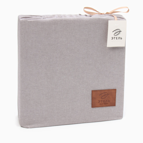 КПБ 2 сп Этель Denim 50/70 Жатый хлопок Серый 210245454