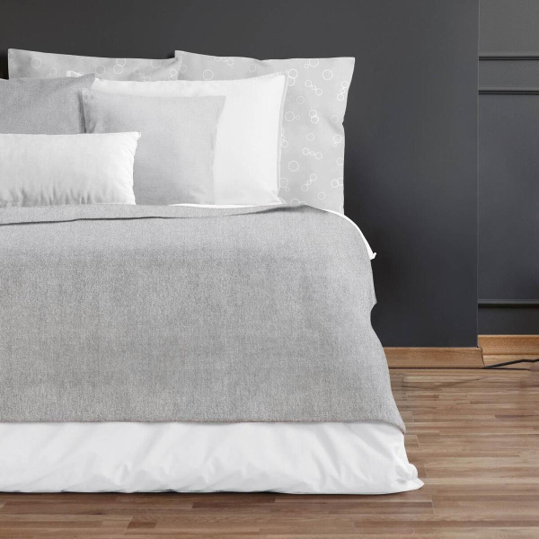 Покрывало Волшебная ночь 140х220 Пепельно-серый Рогожка 779434