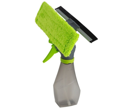 Окномойка Рыжий кот (насадка+сребок 25 см) микрофибра, с распылителем 25х6 см (103998)