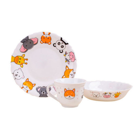 Набор посуды детский Pars Opal Животные 3 пр. PO-3sd-754 122289