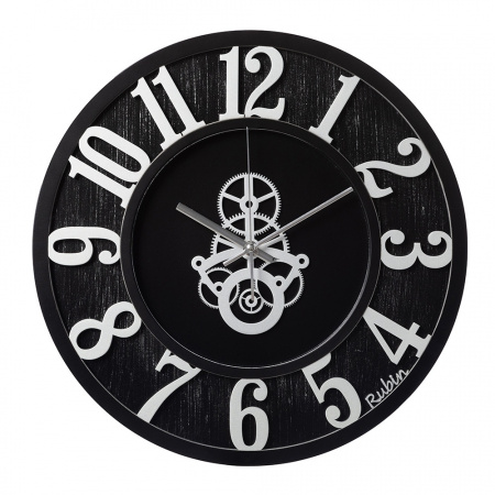 Часы настенные Рубин Механизм d-40см дерево с патиной 4046-002