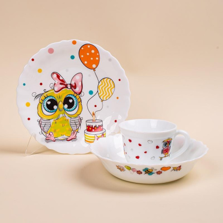 Набор посуды детский Pars Opal Cute 120495