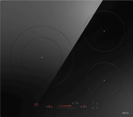 Встраиваемая варочная панель Индукционная Elica Primis 603 BL, 59 см, цвет Чёрный