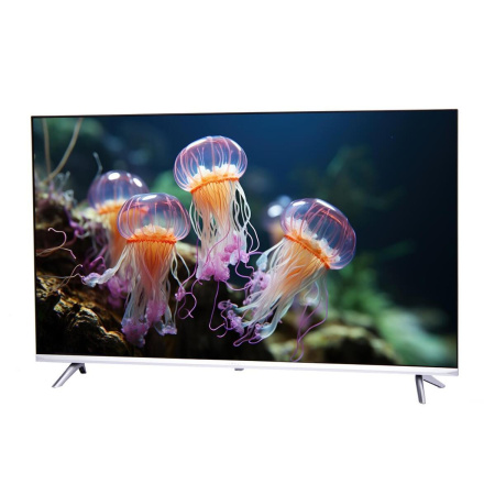  43" (109см) Телевизор Manya 43MU05SS, SMART, UHD 4K 3840x2160, Цвет Серебристый