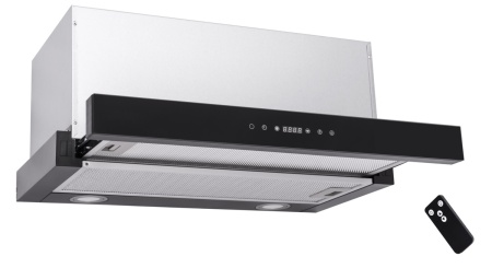 Встраиваемая вытяжка Exiteq EX-1146, цвет Чёрный, ширина 59,8см.