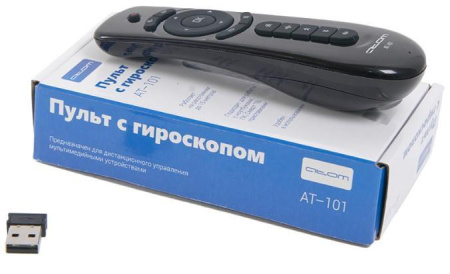 Пульт Атом АТ-101, для SMART/Android  приставок, ноутбуков, ПК (с гироскопом)
