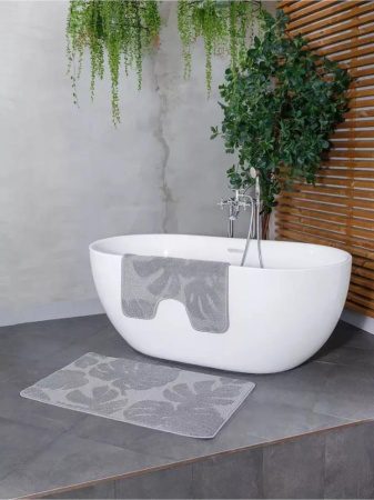 Набор ковриков My Crystal Gold 60*100 и 50*60 серый МС2-009