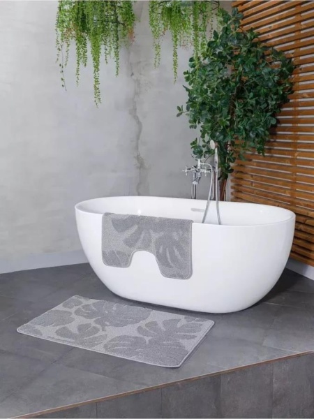 Набор ковриков My Crystal Gold 60*100 и 50*60 серый МС2-009