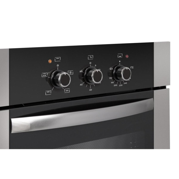 Встраиваемый Газоэлектрический духовой шкаф Gefest ДГЭ 621-01 Н3, цвет Нержавеющая сталь