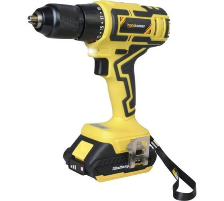 Шуруповерт аккумуляторный Hanskonner HCD1855R