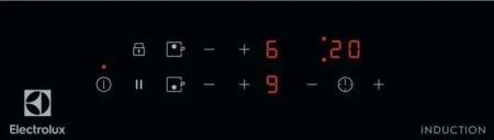 Встраиваемая варочная панель Индукционная Electrolux LIT30231C, 29 см, цвет Чёрный