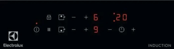 Встраиваемая варочная панель Индукционная Electrolux LIT30231C, 29 см, цвет Чёрный
