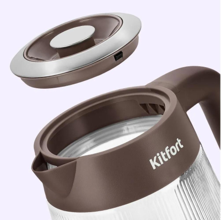 Электрический чайник Kitfort KT-8710, цвет Коричневый