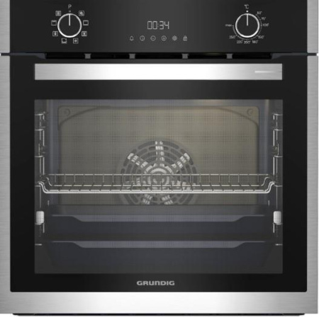 Встраиваемый Электрический духовой шкаф Grundig GEBM19300BC, цвет Чёрный