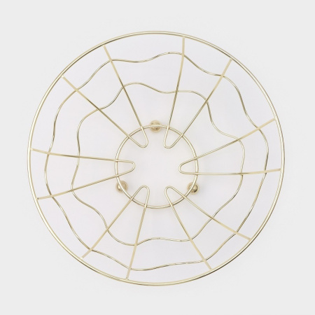 Фруктовница Доляна Солнце 23 см золотой 2998490