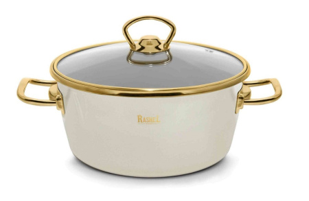 Кастрюля Rashel Grand 4,5 л/24 см кремовый R0924
