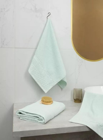 Полотенце Fine Line 50/90 Уютный дом Махра 400 гр/м2 Мятный A46873