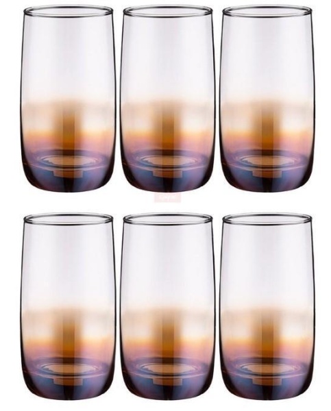 Набор стаканов Glasstar Карамельный омбре-3 6 пр. 330 мл RNKO_9369_3