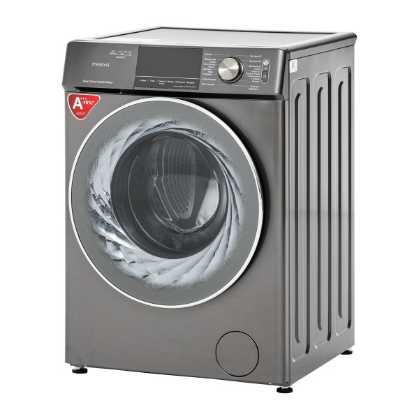 Стиральная машина с фронтальной загрузкой Manya M1482SSZ, Max загрузка - 8кг, Max отжим - 1 400об/мин., цвет Серый