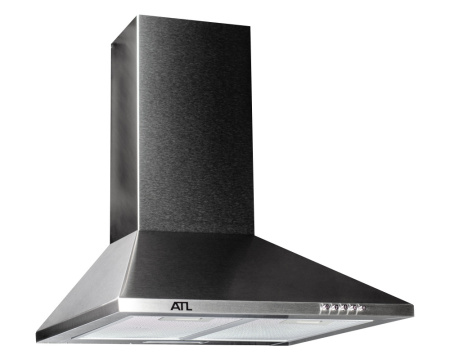 Вытяжка купольная, настенная, ATL 3503, цвет Нержавеющая сталь, ширина 50см.
