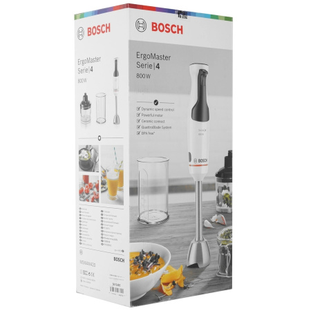 Блендер погружной Bosch,MSM4W420, цвет Белый