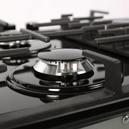 Встраиваемая варочная панель Газовая Gefest 2232-01 Р, 60 см, цвет Чёрный