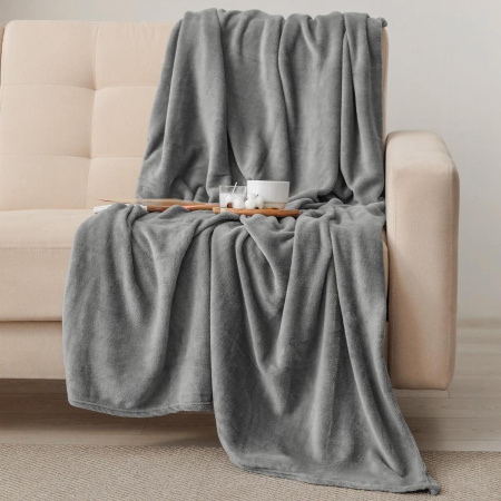 Плед Этель 200х220 Серый 6894298