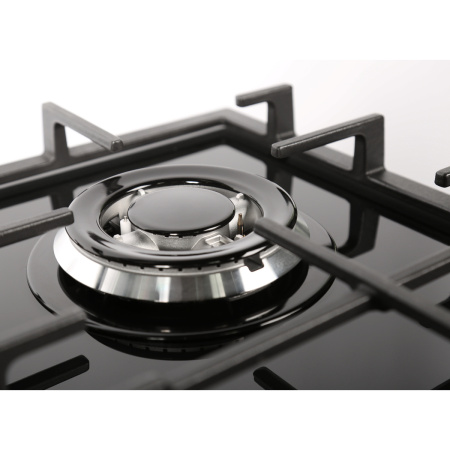 Встраиваемая варочная панель Газовая Gefest 2232-01 Р, 60 см, цвет Чёрный