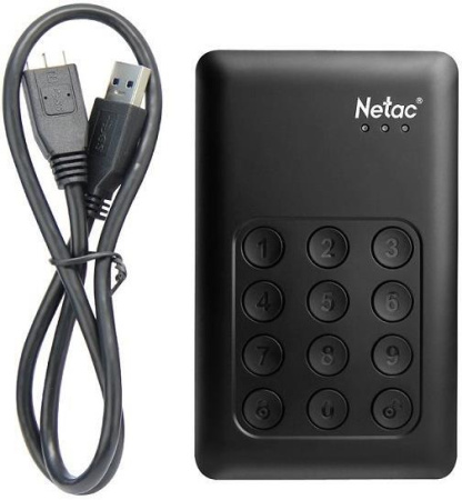 Внешний HDD 1Tb Netac K390 USB 3.0 Black