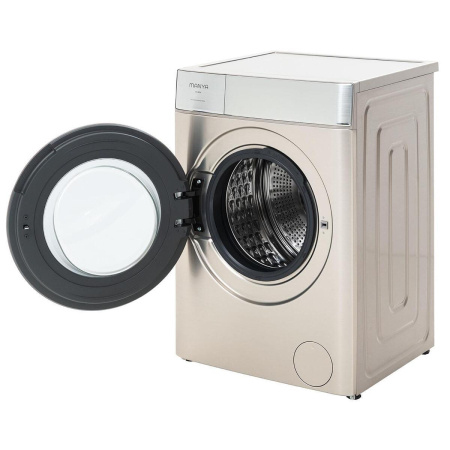 Стиральная машина с фронтальной загрузкой Manya M1409X, Max загрузка - 10кг, Max отжим - 1 400об/мин., цвет Серебристый