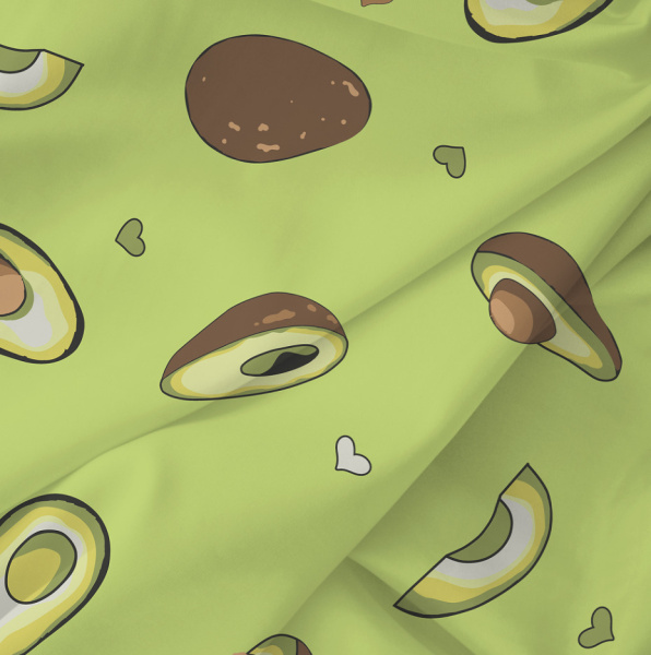 КПБ Семейный Волшебная Ночь Авокадо 50/70 Ранфорс 790541