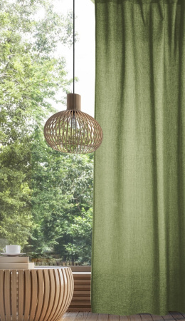 Комплект штор Волшебная ночь Оливка 165*270 см рогожка 721879