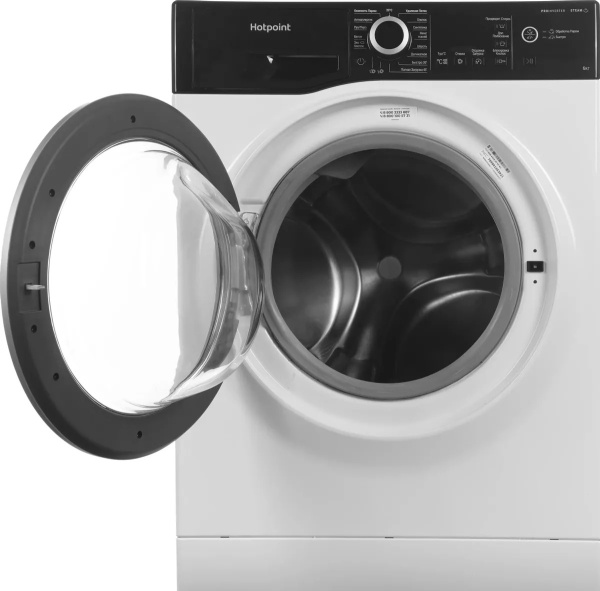 Стиральная машина с фронтальной загрузкой Hotpoint NSB 6039 ZS VE RU, Max загрузка - 6кг, Max отжим - 1 000об/мин., цвет Белый