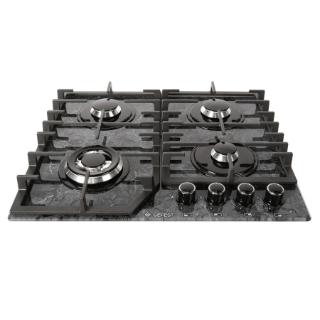 Встраиваемая варочная панель Газовая Gefest 2232-01 Р53, 60 см, цвет Чёрный